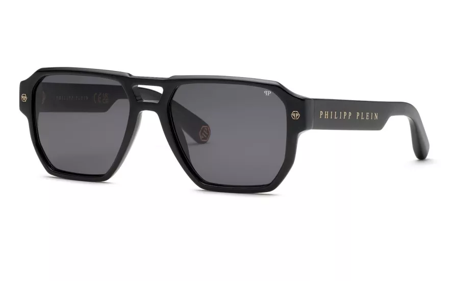 Philipp Plein SPP200V 0700 58 | Unisex Siyah Güneş Gözlüğü